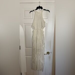 Francesca's Collections Ivory Lace Dress